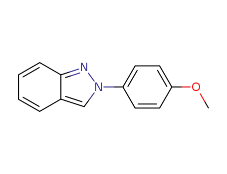 Molecular Structure of 3682-75-5 (2-(4-METHOXYPHENYL)-2H-INDAZOLE)
