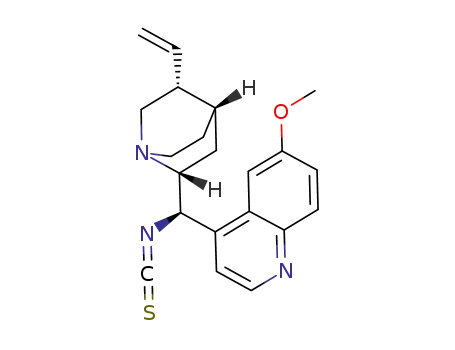 Molecular Structure of 1155843-55-2 ((9R)- 9-isothiocyanato-6'-Methoxy-Cinchonan)