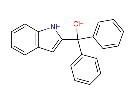 Molecular Structure of 20538-21-0 ((1H-Indol-2-yl)-diphenyl-methanol)