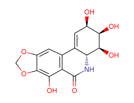 1,3]DIOXOLO[4,5-J]PHENANTHRIDIN-6(2H)-ONE, 3,4,4A,5-TETRAHYDRO-2,3,4,7-TETRAHYDROXY-, (3R,4S,4AR)-CAS