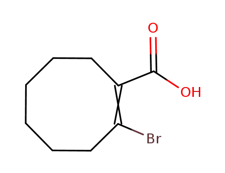 2-bromo-1-cyclooctene-1-carboxylic acid