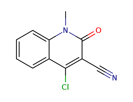 3-Quinolinecarbonitrile, 4-chloro-1,2-dihydro-1-methyl-2-oxo-