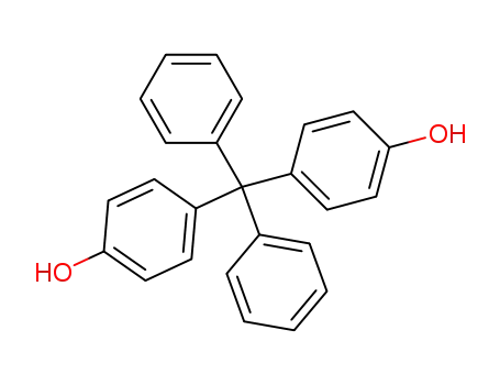 Molecular Structure of 1844-01-5 (4,4'-Dihydroxytetraphenylmethane)