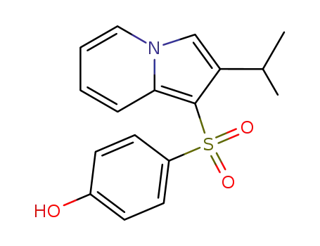 Phenol,4-[[2-(1-methylethyl)-1-indolizinyl]sulfonyl]-