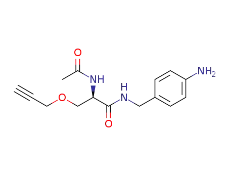 (R)-N-(4-amino)benzyl 2-acetamido-3-(prop-2-ynyloxy)propionamide