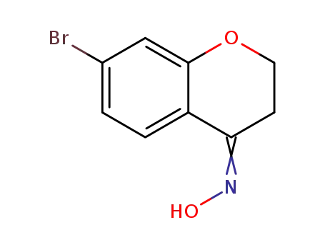 4H-1-Benzopyran-4-one, 7-bromo-2,3-dihydro-, oxime