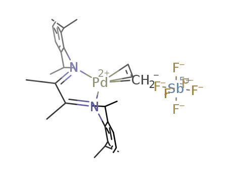 [((2,6-iPr2C6H3)NC(Me)C(Me)N(2,6-iPr2C6H3))Pd(η3-allyl)]SbF6