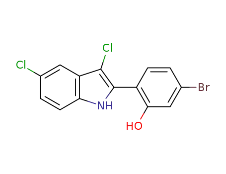 C<sub>14</sub>H<sub>8</sub>BrCl<sub>2</sub>NO