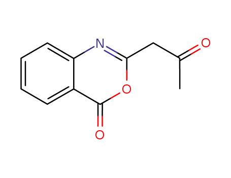 Molecular Structure of 34797-29-0 (2-(2-oxopropyl)-4H-benzo[d][1,3]oxazin-4-one)