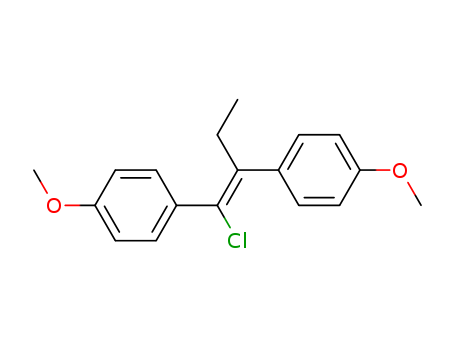 1-[1-chloro-2-(4-methoxyphenyl)but-1-enyl]-4-methoxy-benzene cas  6346-06-1