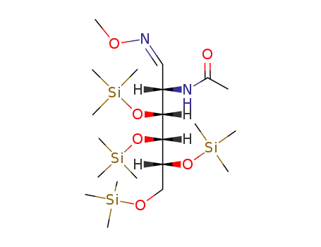 trimethylsilyl ether of N-acetylgalactosamine anti-O-metyloxime