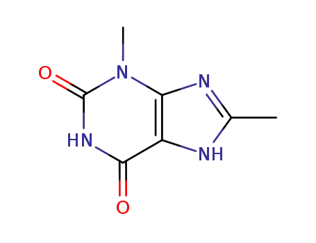 Molecular Structure of 82448-39-3 (1H-Purine-2,6-dione, 3,7-dihydro-3,8-dimethyl-)