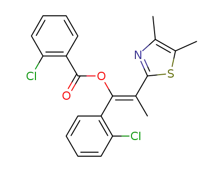 2-chlorobenzoic acid 1-(2-chlorophenyl)-2-(4,5-dimethylthiazol-2-yl)propenyl ester