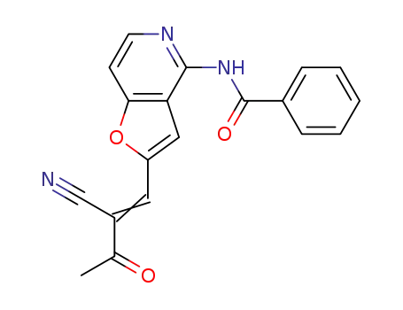 N-{2-(2-cyano-3-oxobut-1-en-1-yl)furo[3,2-c]pyridin-4-yl}benzamide