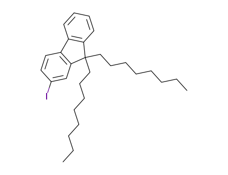 9H-Fluorene, 2-iodo-9,9-dioctyl-