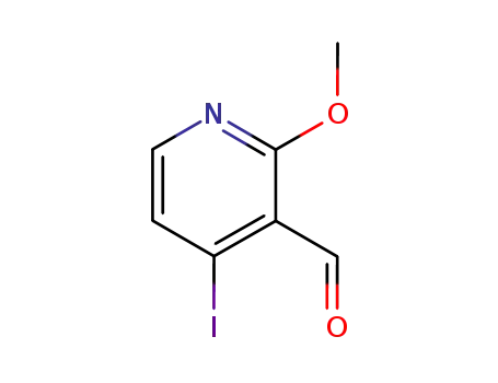 Molecular Structure of 158669-26-2 (4-Iodo-2-methoxypyridine-3-carboxaldehyde)