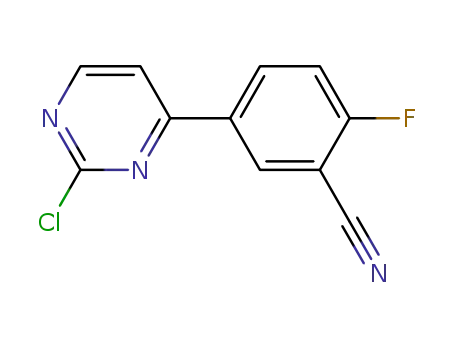 5-(2-chloropyrimidin-4-yl)-2-fluorobenzonitrile