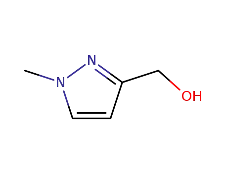 Molecular Structure of 84547-62-6 ((1-Methyl-1H-pyrazol-3-yl)methanol)