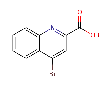 Molecular Structure of 209003-46-3 (4-BROMOQUINOLINE-2-CARBOXYLIC ACID)