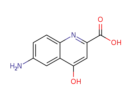 Molecular Structure of 52980-10-6 (2-Quinolinecarboxylicacid,6-amino-1,4-dihydro-4-oxo-(9CI))