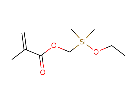 Molecular Structure of 5577-70-8 ((METHACRYLOXYMETHYL)DIMETHYLETHOXYSILANE)