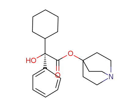 (2R)-2-cyclohexyl-2-hydroxy-2-phenylacetic acid 1-azabicyclo[2.2.2]oct 4-yl ester