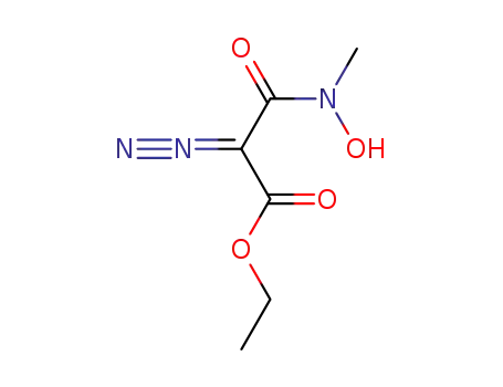 Molecular Structure of 1441119-58-9 (ethyl 2-diazo-3-(hydroxy(methyl)amino)-3-oxopropanoate)