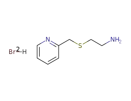 Molecular Structure of 38604-01-2 (2-<(2-aminoethyl)thiomethyl>pyridine dihydrobromide)