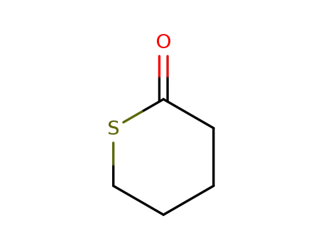 Molecular Structure of 1003-42-5 (2H-Thiopyran-2-one, tetrahydro-)