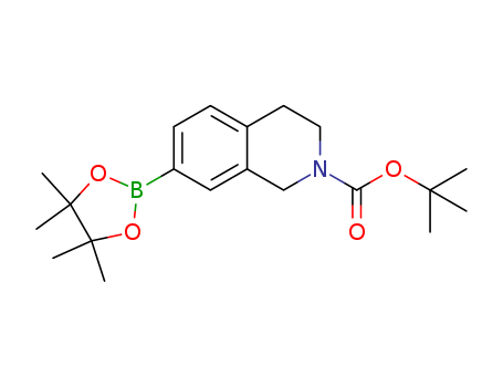 2-1H-ISOQUINOLINECARBOXYLIC ACID 3,4-DIHYDRO-7-(4,4,5,5-TETRAMETHYL-1,3,2-DIOXABOROLAN-2-YL)-,TERT-BUTYL ESTER