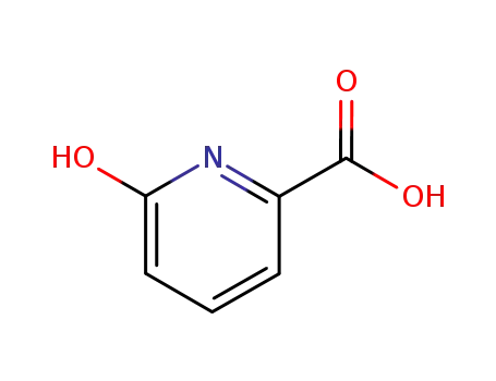 Molecular Structure of 19621-92-2 (6-Hydroxypicolinic acid)