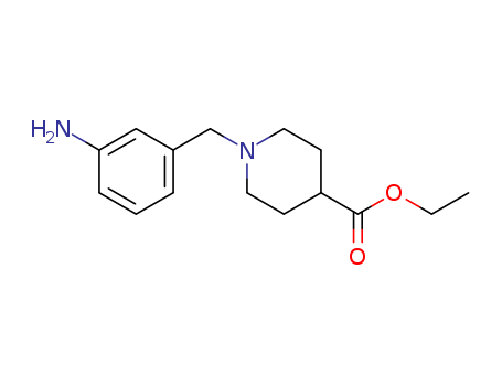 Ethyl 1-(3-aminobenzyl)piperidine-4-carboxylate , 97%