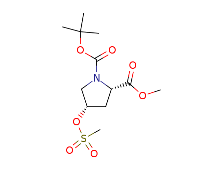 1,2-PYRROLIDINEDICARBOXYLIC ACID, 4-[(METHYLSULFONYL)OXY]-, 1-(1,1-DIMETHYLETHYL) 2-METHYL ESTER, (2S,4S)-