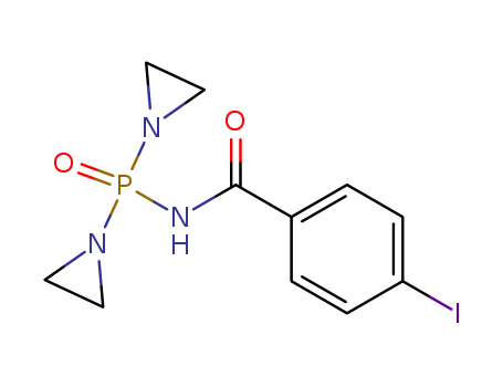 Benzamide,N-[bis(1-aziridinyl)phosphinyl]-p-iodo- (6CI,7CI,8CI)