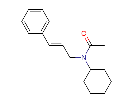 (E)-N-cyclohexyl-N-(3-phenylallyl)acetamide