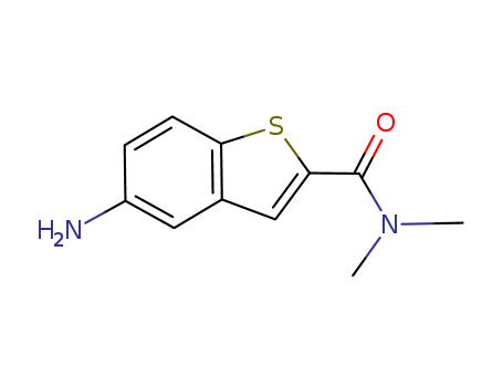 5-amino-N,N-dimethyl-1-benzothiophene-2-carboxamide(SALTDATA: FREE)