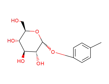 Molecular Structure of 34246-17-8 (<i>p</i>-tolyl-glucopyranoside)