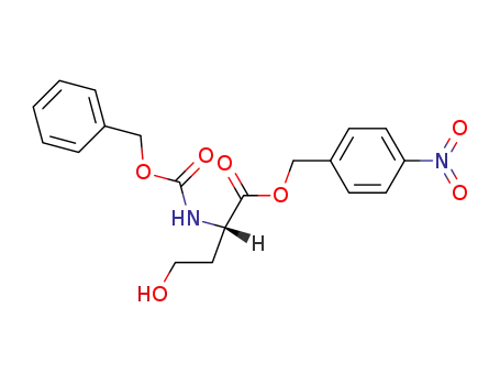 Molecular Structure of 23809-78-1 ((S)-2-Benzyloxycarbonylamino-4-hydroxy-butyric acid 4-nitro-benzyl ester)