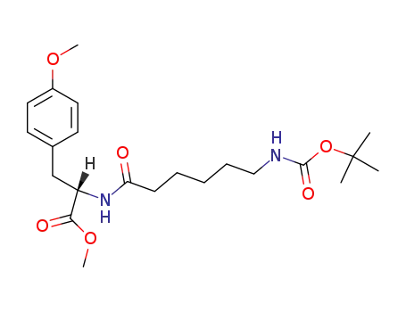 (S)-2-(6-tert-Butoxycarbonylamino-hexanoylamino)-3-(4-methoxy-phenyl)-propionic acid methyl ester