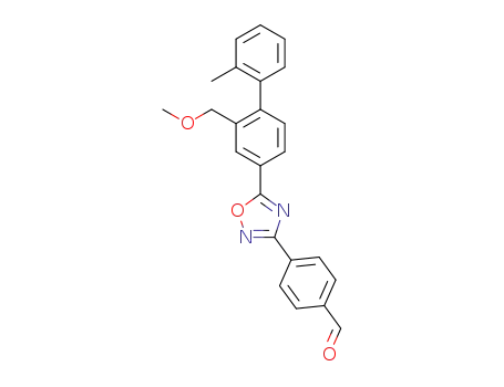 4-(5-(2-(methoxymethyl)-2'-methylbiphenyl-4-yl)-1,2,4-oxadiazol-3-yl)benzaldehyde
