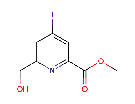 methyl 6-(hydroxymethyl)-4-iodopicolinate