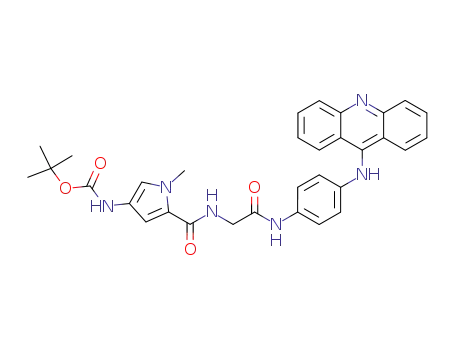 4-(9-acridinylamino)-N-<4-<<(tert-butyloxy)carbonyl>amino>-1-methyl-pyrrol-2-carbonyl>glycylaniline