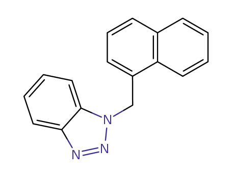 Molecular Structure of 152574-68-0 (1-Naphthalen-1-ylmethyl-1H-benzotriazole)