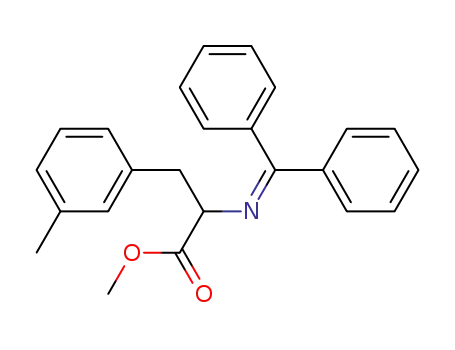 2-(Benzhydrylidene-amino)-3-m-tolyl-propionic acid methyl ester
