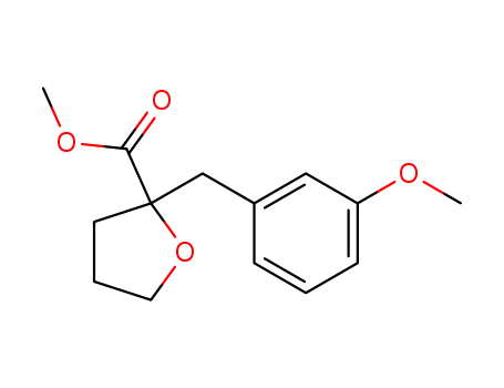 methyl 2-(3-methoxybenzyl)-tetrahydro-2-furancarboxylate