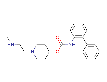 biphenyl-2-ylcarbamic acid 1-[2-(methylamino)ethyl]piperidin-4-yl ester