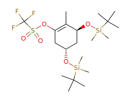 (3S,5S)-3,5-Bis(tert-butyldimethylsilyloxy)-2-methyl-1-cyclohexen-1-ol 1-Trifluoromethanesulfonate