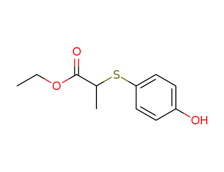 2-[(4-HYDROXYPHENYL)THIO]PROPANOIC ACID EHTYL ESTER