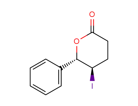 (5RS,6SR)-5-iodo-6-phenyltetrahydro-2H-pyran-2-one
