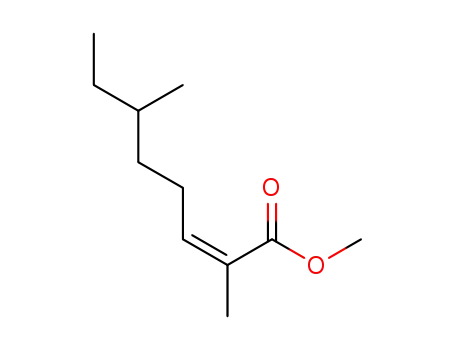 Molecular Structure of 80403-81-2 (methyl (Z)-2,6-dimethyloct-2-enoate)